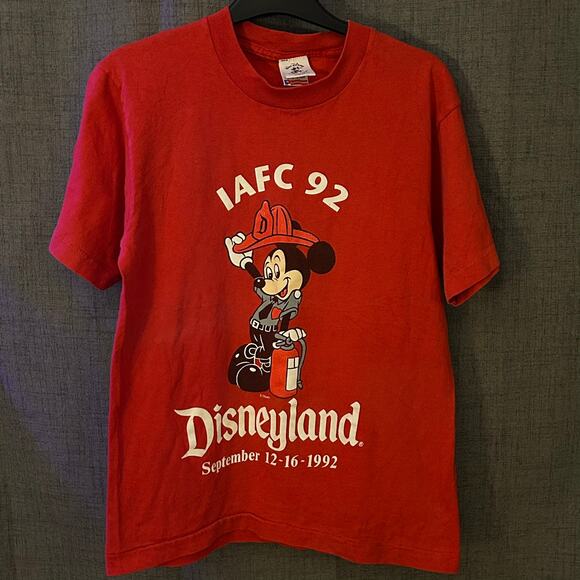 VTG 1992 Walt Disney Special Products IAFC 92 Disneyland Size Small T-Shirt - Picture 1 of 7